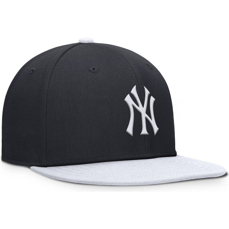 casquette-plate-bleue-marine-et-blanche-snapback-pour-enfant-dri-fit-pro-structured-square-bill-new-york-yankees-mlb-nike casquette-plate-bleue-marine-et-blanche-snapback-pour-enfant-dri-fit-pro-structured-square-bill-new-york-yankees-mlb-nike