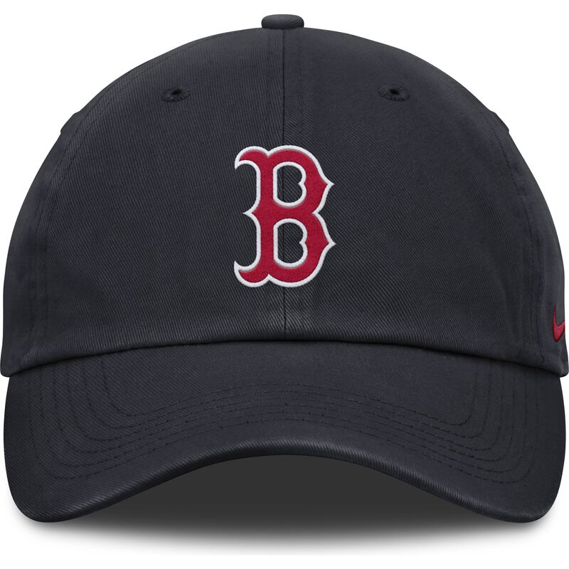 casquette-courbee-bleue-marine-ajustable-pour-enfant-club-unstructured-organic-cotton-boston-red-sox-mlb-nike