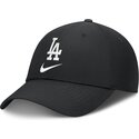 casquette-courbee-noire-ajustable-primetime-club-structured-uv-poly-ripstop-los-angeles-dodgers-mlb-nike