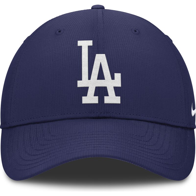 blaue-verstellbare-gebogene-kappe-club-structured-uv-poly-ripstop-der-los-angeles-dodgers-mlb-von-nike blaue-verstellbare-gebogene-kappe-club-structured-uv-poly-ripstop-der-los-angeles-dodgers-mlb-von-nike