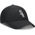 casquette-courbee-noire-ajustable-club-structured-uv-poly-ripstop-chicago-white-sox-mlb-nike