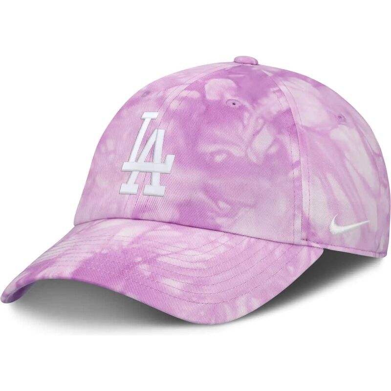 casquette-courbee-violette-ajustable-mothers-day-club-unstructured-organic-cotton-los-angeles-dodgers-mlb-nike