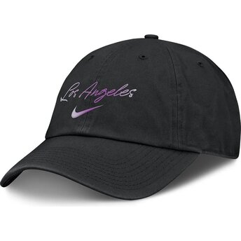 Mützen gebogen schwarz verstellbares band Mothers Day Club Unstructured Organic Cotton der Los Angeles Dodgers MLB von Nike