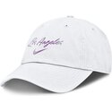 casquette-courbee-blanche-ajustable-mothers-day-club-unstructured-organic-cotton-los-angeles-dodgers-mlb-nike