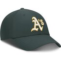 casquette-courbee-verte-ajustable-club-structured-uv-poly-ripstop-oakland-athletics-mlb-nike