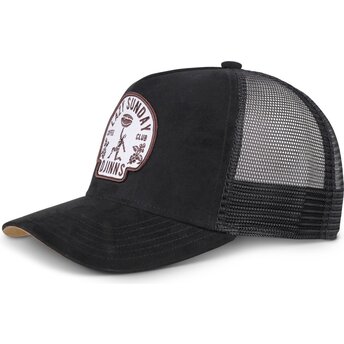 Casquette trucker noire Lazy Classic HFT Djinns