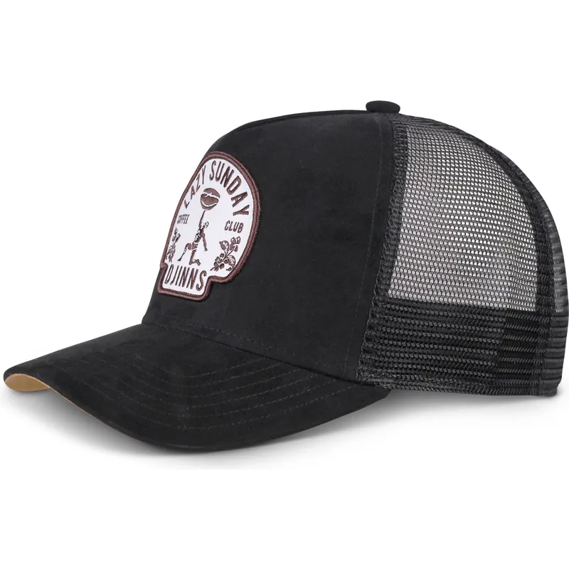casquette-trucker-noire-lazy-classic-hft-djinns casquette-trucker-noire-lazy-classic-hft-djinns
