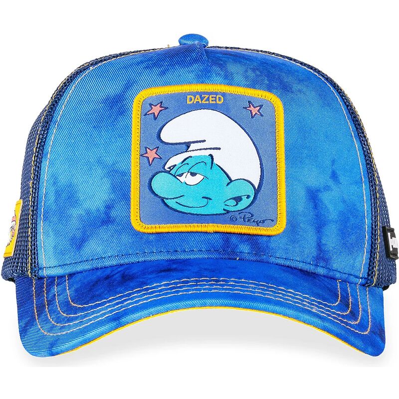 casquette-trucker-bleue-dazed-smu-cham-les-schtroumpfs-capslab casquette-trucker-bleue-dazed-smu-cham-les-schtroumpfs-capslab
