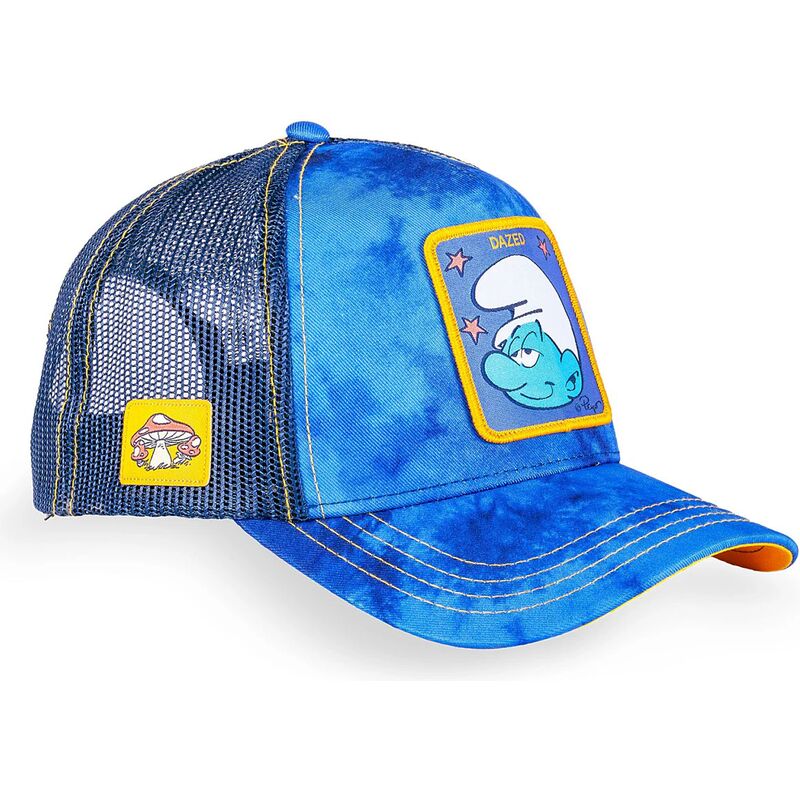 casquette-trucker-bleue-dazed-smu-cham-les-schtroumpfs-capslab casquette-trucker-bleue-dazed-smu-cham-les-schtroumpfs-capslab