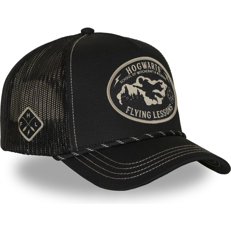 casquette-trucker-noire-hp4-fly1b-harry-potter-capslab casquette-trucker-noire-hp4-fly1b-harry-potter-capslab