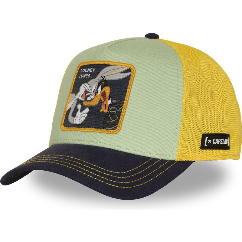 casquette-trucker-multicolore-bugs-bunny-et-daffy-duck-loo13-badb-looney-tunes-capslab