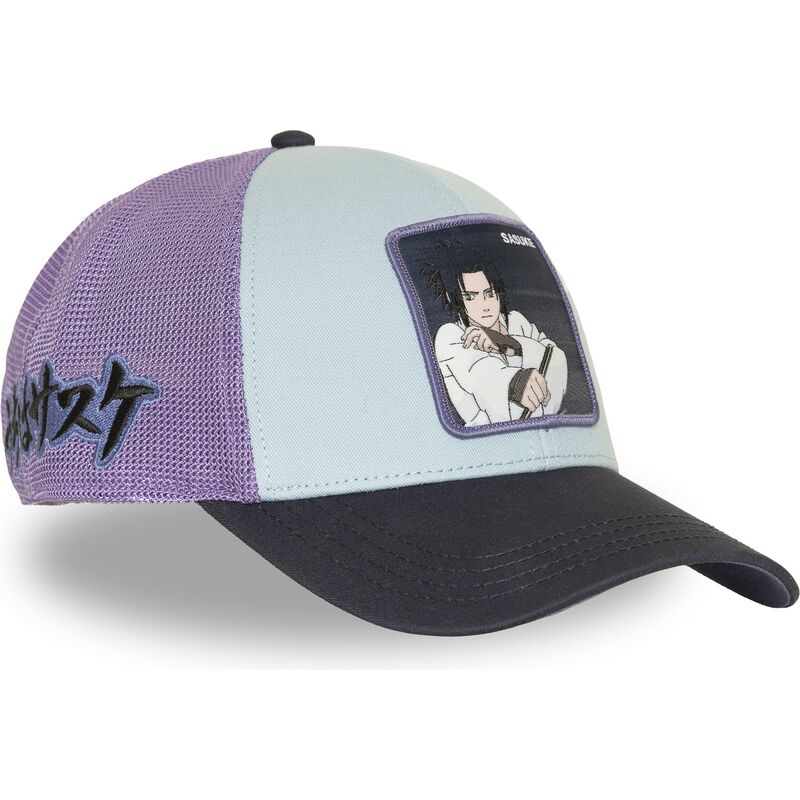 casquette-trucker-bleue-et-violette-sasuke-uchiwa-ns6-sasb-naruto-capslab casquette-trucker-bleue-et-violette-sasuke-uchiwa-ns6-sasb-naruto-capslab