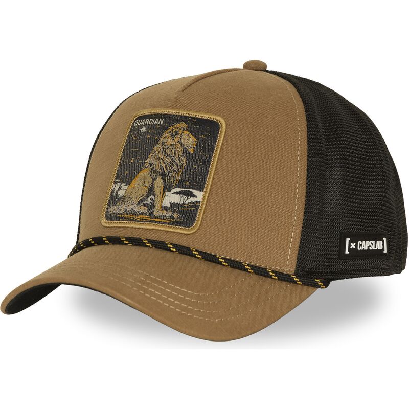 casquette-trucker-marron-lion-guardian-bea3-liob-beasts-capslab