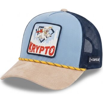 Casquette trucker bleue et beige Krypto DC12 PCTKRYPB DC Comics Capslab
