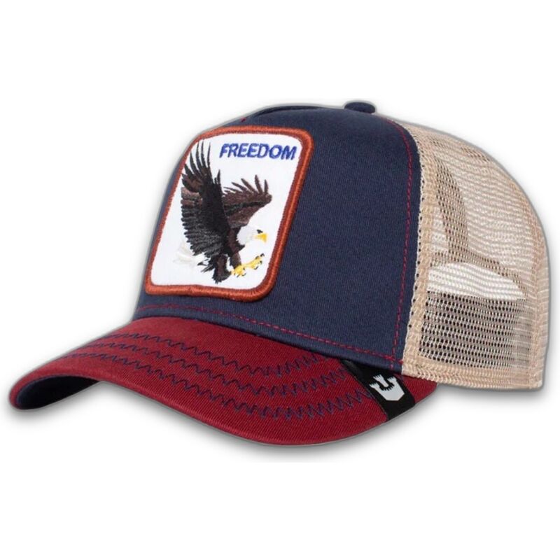casquette-trucker-bleue-marine-et-rouge-aigle-the-freedom-eagle-the-farm-goorin-bros