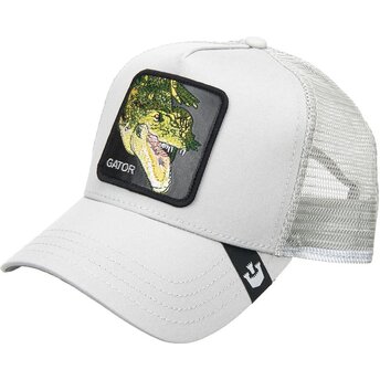 Mützen gebogen grau snapback Gator Swamp Monster Core Combo The Farm Goorin Bros.