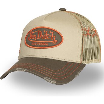 Mützen gebogen beige snapback USED 06 von Von Dutch
