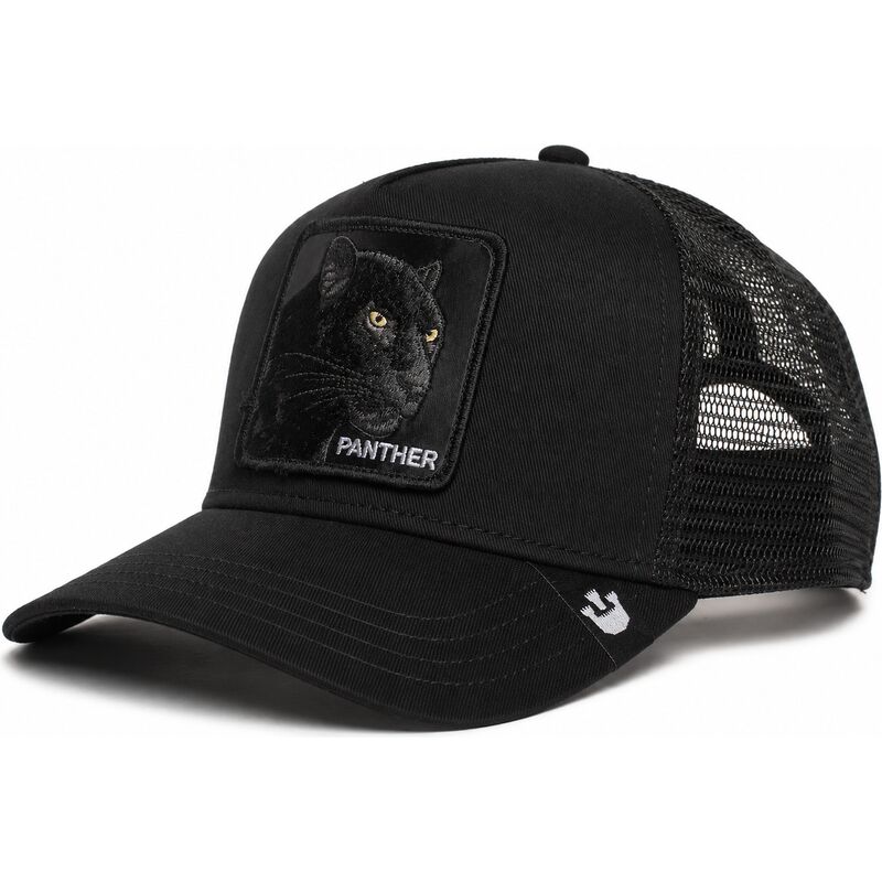 schwarze-trucker-kappe-panther-the-black-panther-core-combo-the-farm-von-goorin-bros