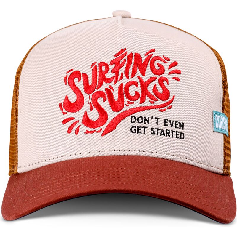mutzen-gebogen-braun-snapback-surfing-sucks-von-coastal