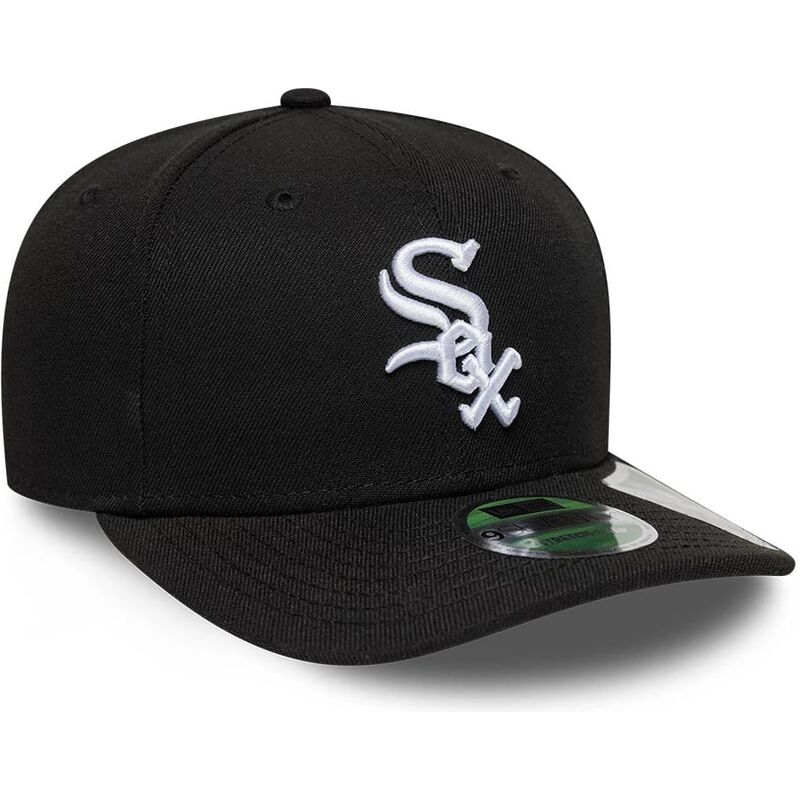 casquette-courbee-noire-snapback-9seventy-stretch-snap-player-replica-chicago-white-sox-mlb-new-era