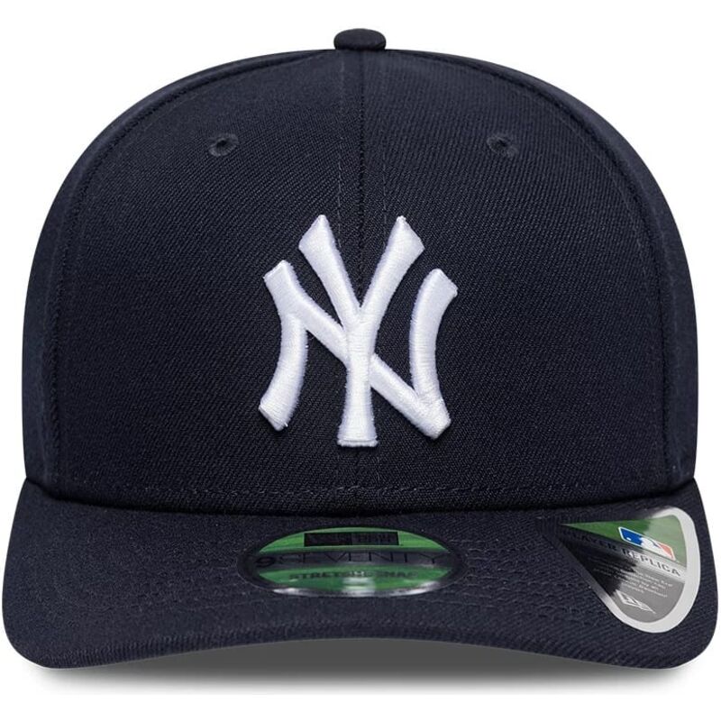 mutzen-gebogen-marineblau-snapback-9seventy-stretch-snap-player-replica-der-new-york-yankees-mlb-von-new-era