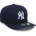 mutzen-gebogen-marineblau-snapback-9seventy-stretch-snap-player-replica-der-new-york-yankees-mlb-von-new-era