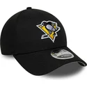 casquette-courbee-noire-snapback-9forty-m-crown-team-pittsburgh-penguins-nhl-new-era