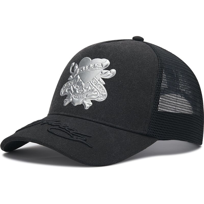 casquette-trucker-noire-love-kills-slowly-washed-ed-hardy casquette-trucker-noire-love-kills-slowly-washed-ed-hardy
