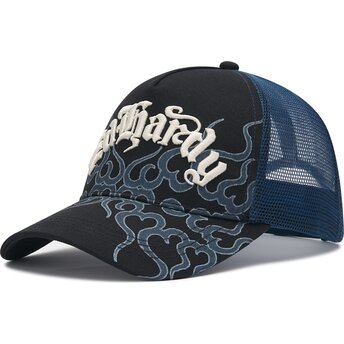 Casquette trucker noire Flaming Ed Hardy