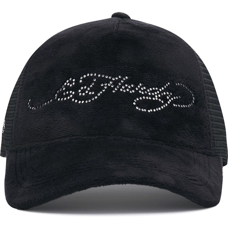 casquette-trucker-noire-core-silver-diamante-velour-ed-hardy
