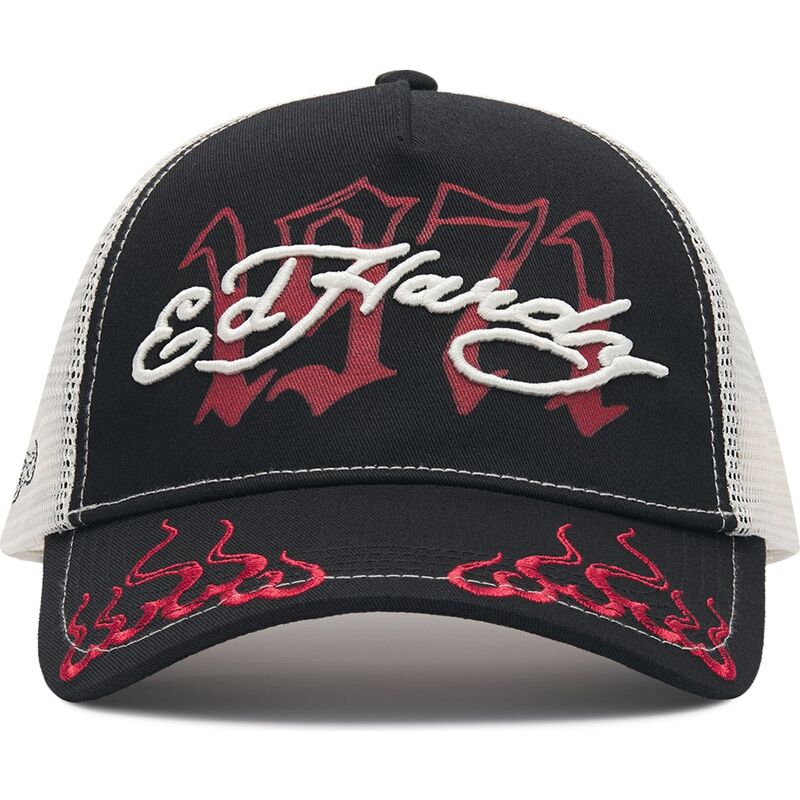 mutzen-gebogen-schwarz-snapback-1971-von-ed-hardy