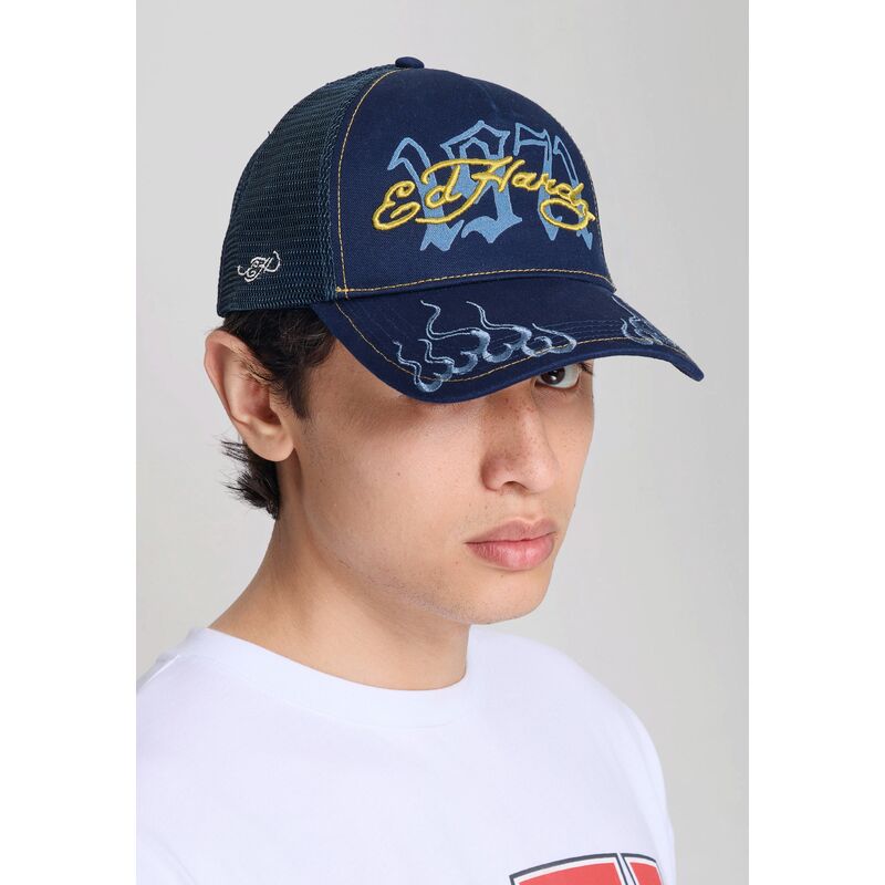 mutzen-gebogen-marineblau-snapback-1971-von-ed-hardy