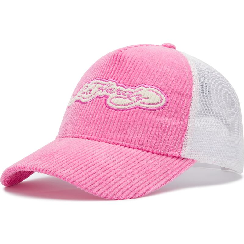 mutzen-gebogen-rosa-snapback-embroidery-applique-cord-von-ed-hardy
