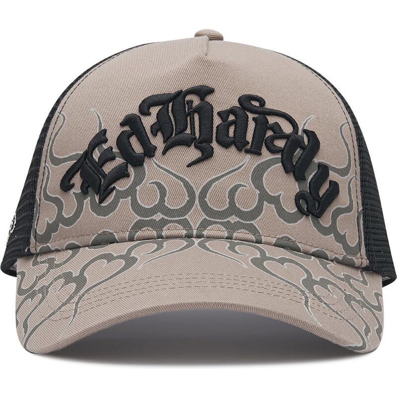 casquette-trucker-grise-et-noire-flaming-ed-hardy