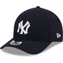 casquette-courbee-bleue-marine-snapback-9forty-m-crown-hall-of-fame-new-york-yankees-mlb-new-era