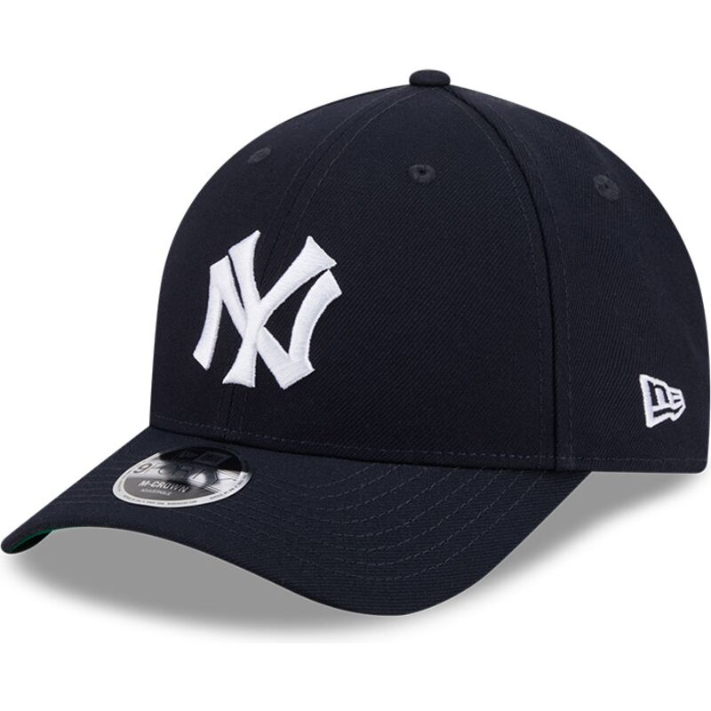 mutzen-gebogen-marineblau-snapback-9forty-m-crown-hall-of-fame-der-new-york-yankees-mlb-von-new-era