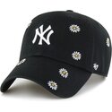 casquette-courbee-noire-ajustable-pour-enfant-clean-up-scatter-new-york-yankees-mlb-47-brand