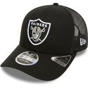 casquette-trucker-noire-9seventy-stretch-snap-team-las-vegas-raiders-nfl-new-era
