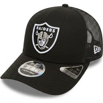 Mützen gebogen schwarz snapback 9SEVENTY Stretch Snap...