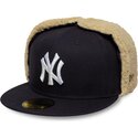 mutzen-flach-marineblau-angepasst-59fifty-dogear-world-series-der-new-york-yankees-mlb-von-new-era