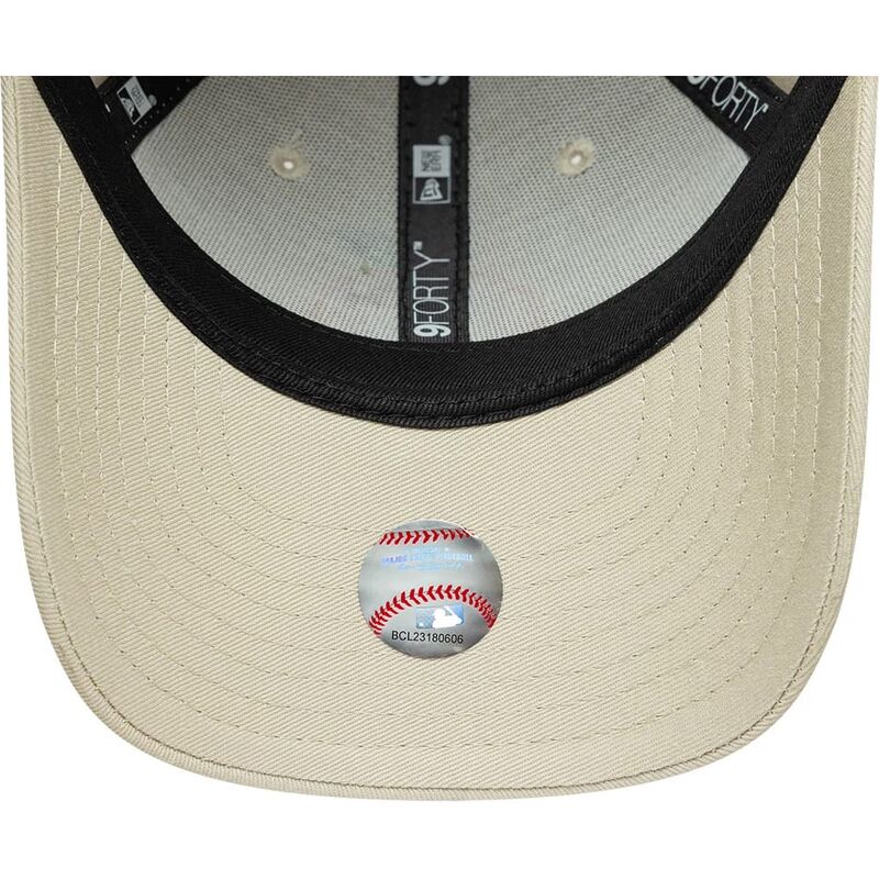 casquette-courbee-beige-ajustable-pour-enfant-9forty-fruit-icon-orange-los-angeles-dodgers-mlb-new-era