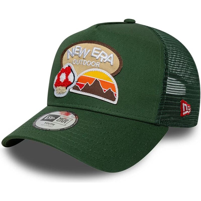 casquette-trucker-verte-pour-enfant-a-frame-outdoor-new-era casquette-trucker-verte-pour-enfant-a-frame-outdoor-new-era