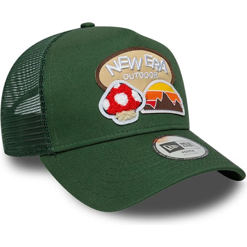 casquette-trucker-verte-pour-enfant-a-frame-outdoor-new-era casquette-trucker-verte-pour-enfant-a-frame-outdoor-new-era