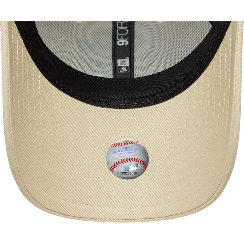 casquette-courbee-beige-ajustable-pour-femme-9forty-flower-icon-los-angeles-dodgers-mlb-new-era