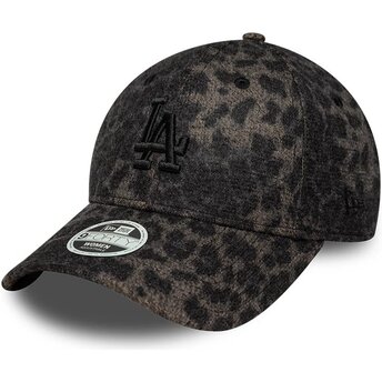 Mützen gebogen leopard verstellbares band 9FORTY Leopard Cosy der Los Angeles Dodgers MLB von New Era