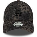 mutzen-gebogen-leopard-verstellbares-band-9forty-leopard-cosy-der-los-angeles-dodgers-mlb-von-new-era