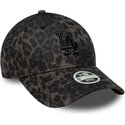 mutzen-gebogen-leopard-verstellbares-band-9forty-leopard-cosy-der-los-angeles-dodgers-mlb-von-new-era