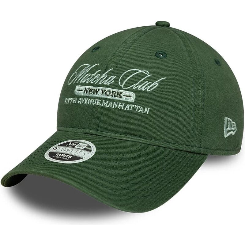 casquette-courbee-verte-ajustable-pour-femme-9twenty-matcha-club-new-era casquette-courbee-verte-ajustable-pour-femme-9twenty-matcha-club-new-era