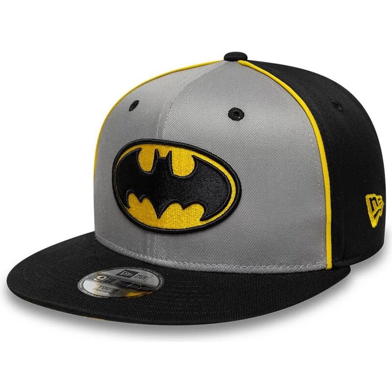 mutzen-flach-grau-snapback-fur-kinder-9fifty-piping-der-batman-dc-comics-von-new-era
