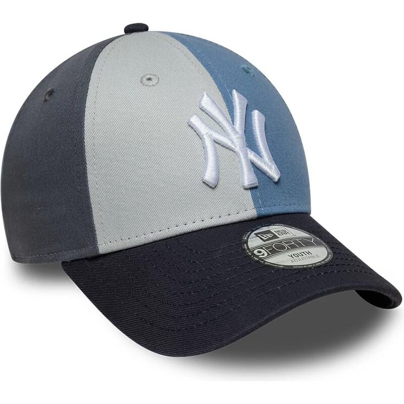 mutzen-gebogen-mehrfarbig-verstellbares-band-fur-kinder-9forty-colourblock-der-new-york-yankees-mlb-von-new-era mutzen-gebogen-mehrfarbig-verstellbares-band-fur-kinder-9forty-colourblock-der-new-york-yankees-mlb-von-new-era